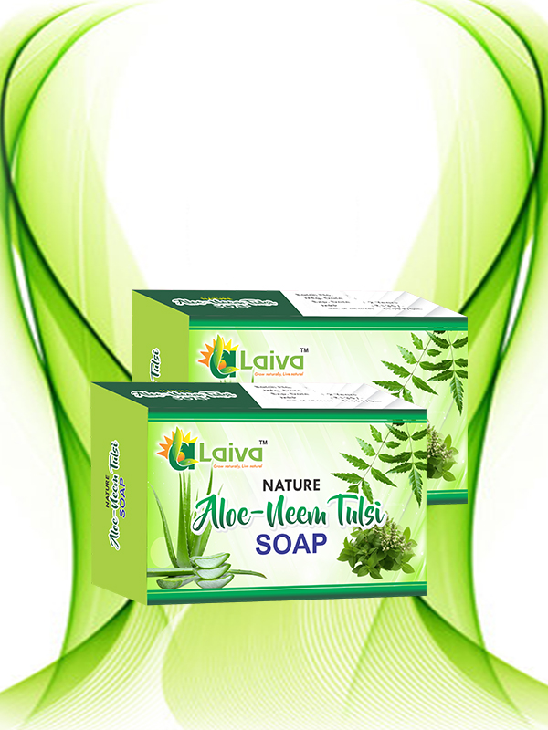 Laiva Nature Neem Aloevera Tulsi soap